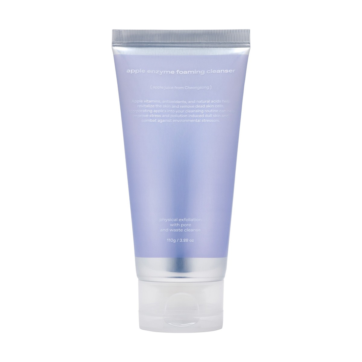 Foaming cleanser with enzymes and rice to gently exfoliate