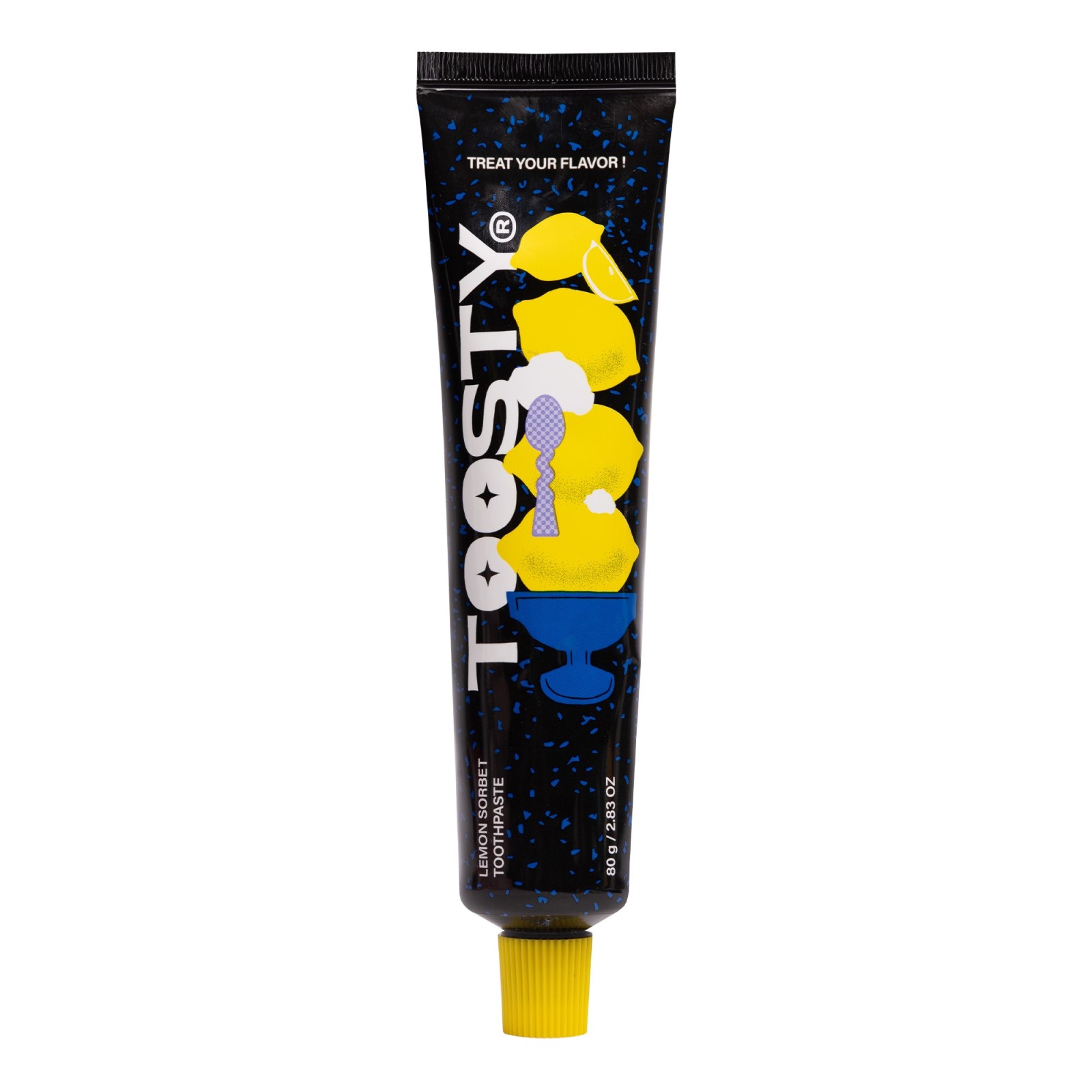 Dentifrice goût sorbet citron - 80g et 50g - Toosty | MiiN Cosmetics