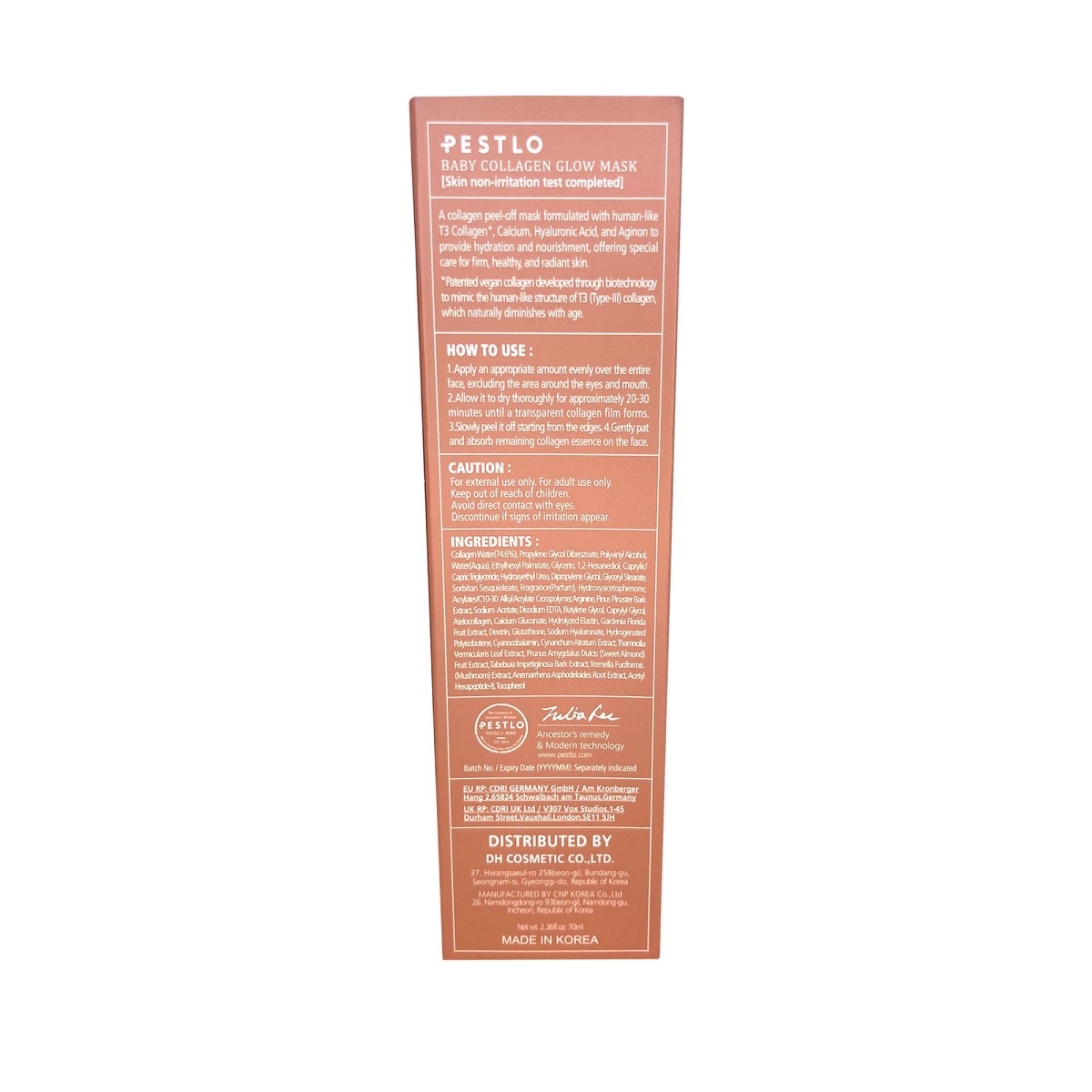 Baby Collagen Glow Mask · PESTLO | MiiN Cosmetics