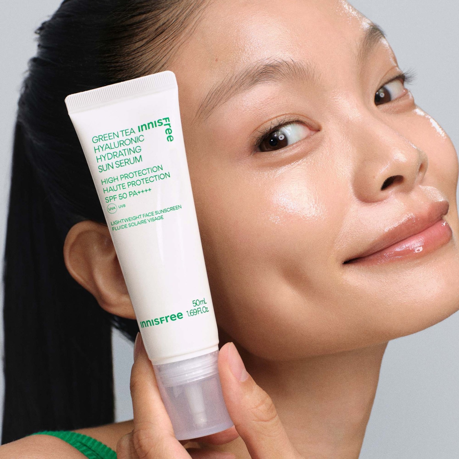 Green Tea Hyaluronic Sun Serum · innisfree | MiiN Cosmetics