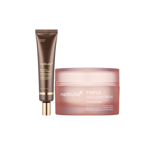 Duo Anti-Âge au Rétinol + Collagène de Medicube · MiiN | MiiN Cosmetics