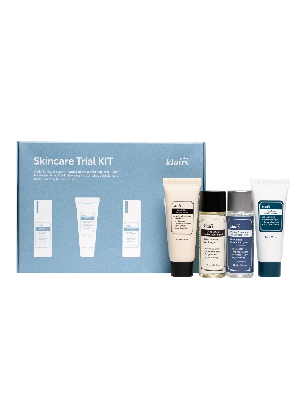 Travel Minis Kit - Klairs | MiiN Cosmetics