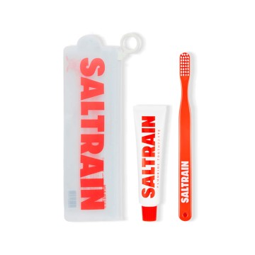 Travel Dental Kit Red · Saltrain | MiiN Cosmetics