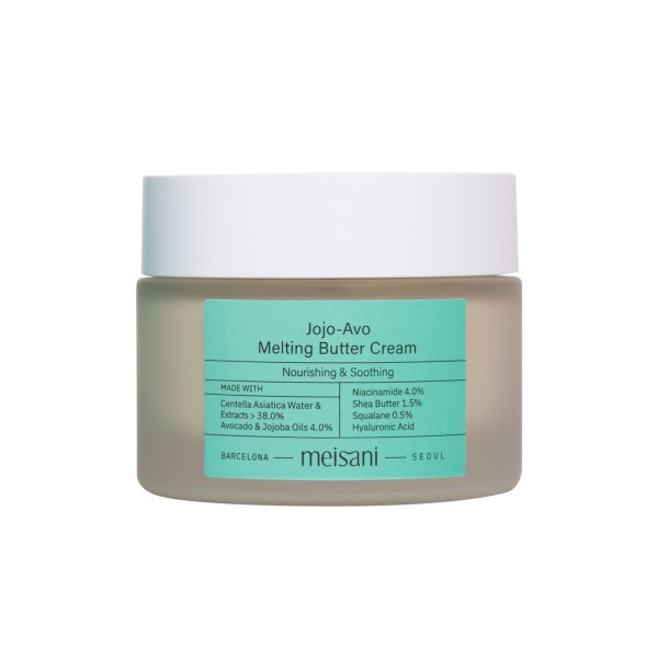 Crème hydratante et nourrissante à l’avocat et à la centella asiatica - Meisani | MiiN Cosmetics