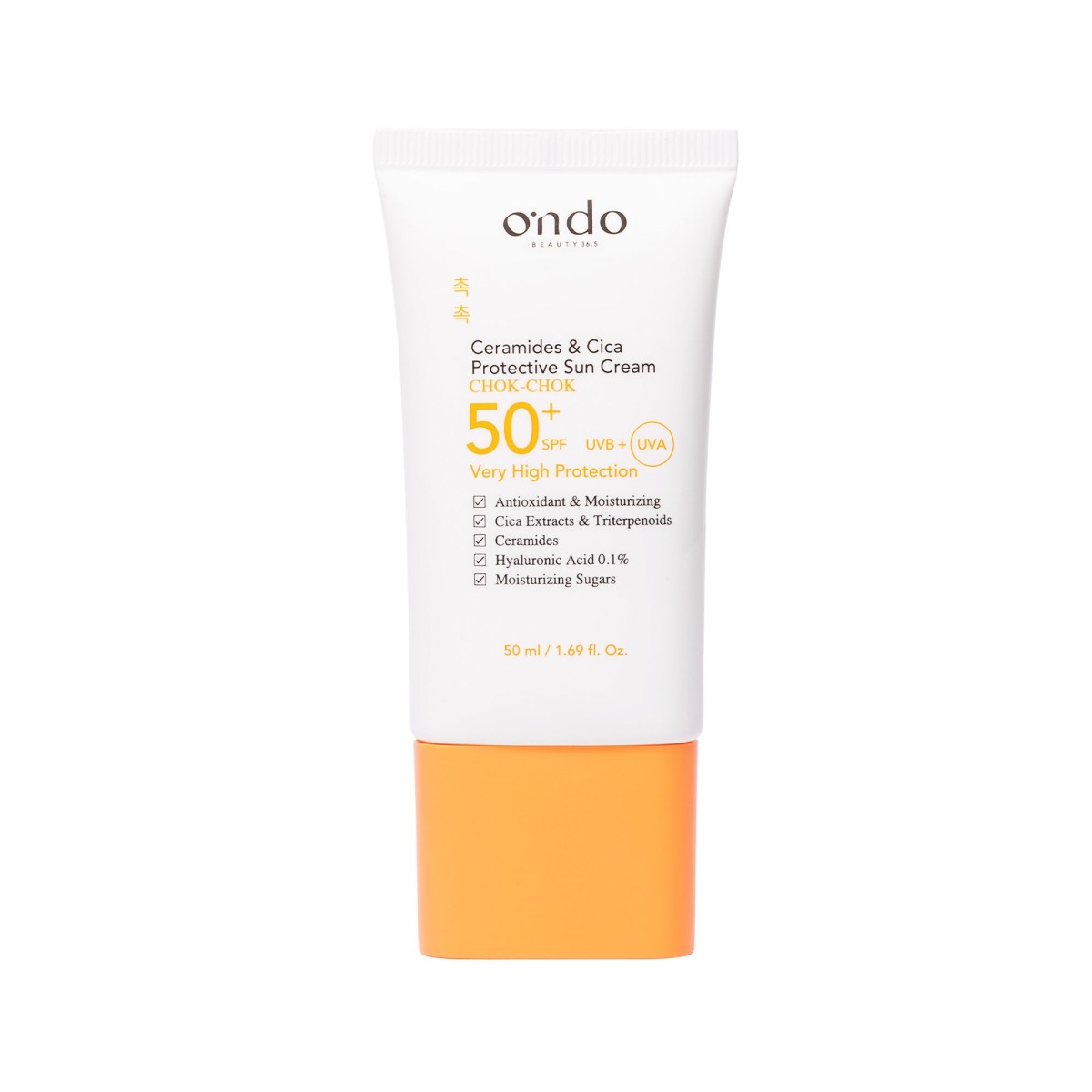 Protection solaire 50+ hydratante et antioxydante - Ondo Beauty 36.5 | MiiN Cosmetics