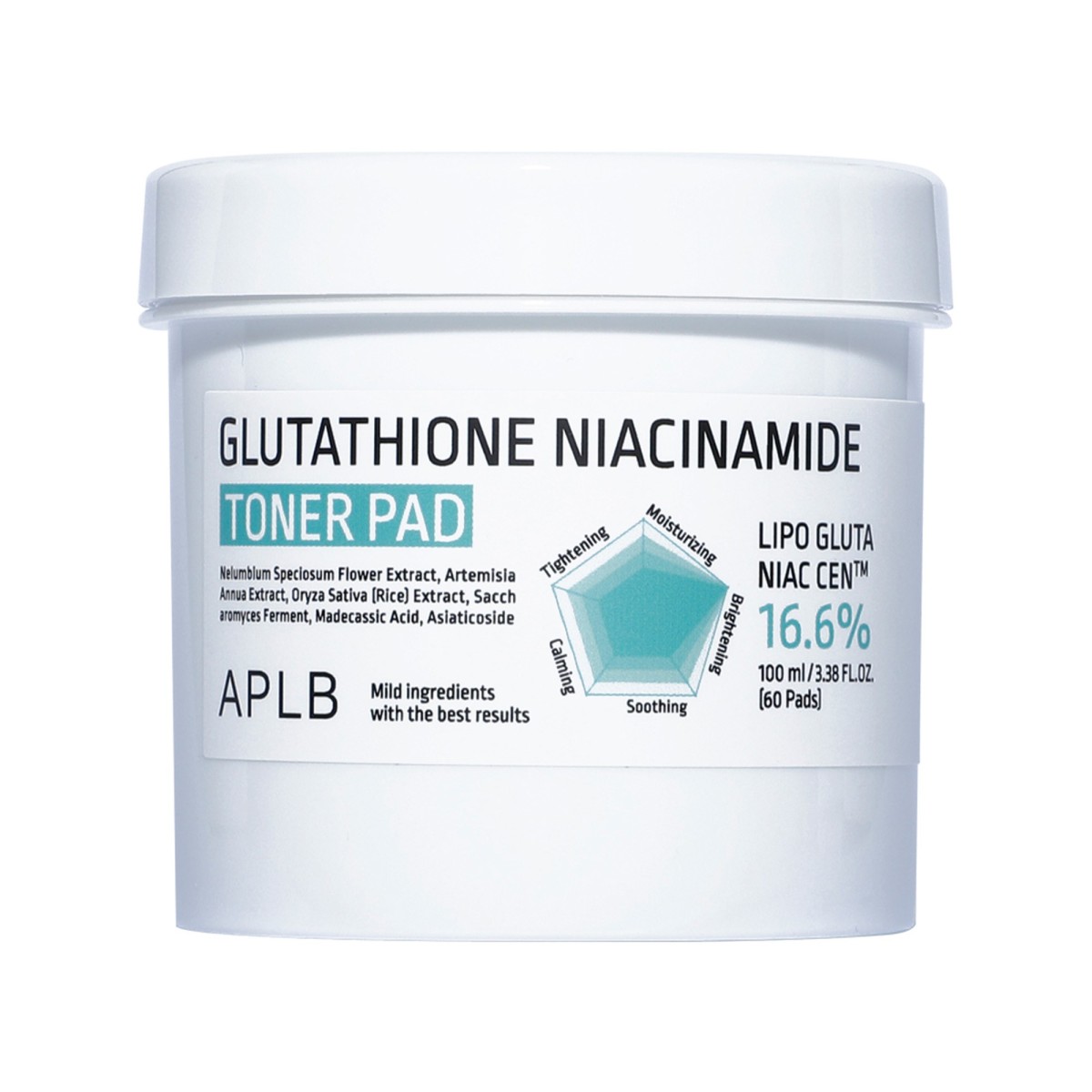 Glutathione Niacinamide Toner Pad · APLB | MiiN Cosmetics