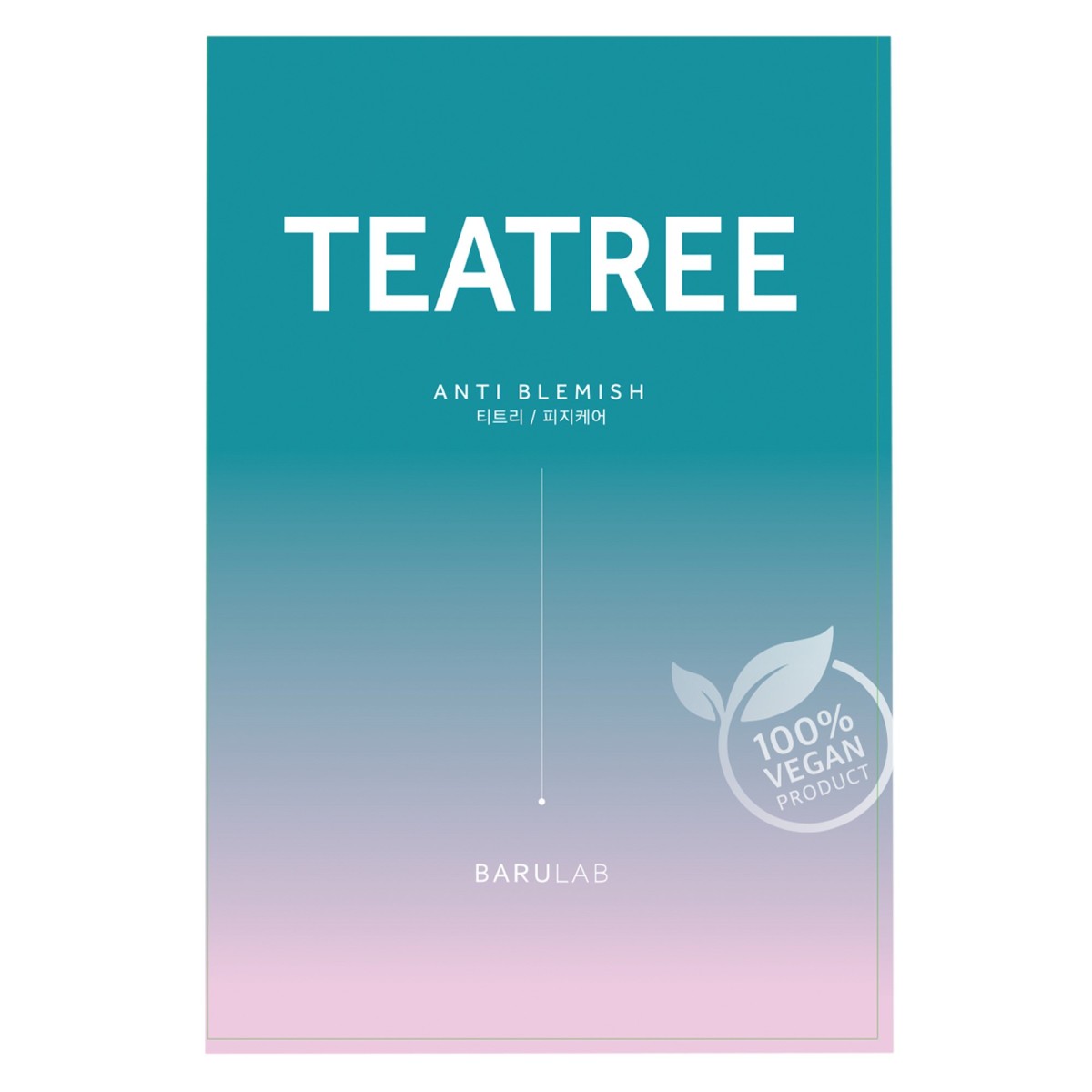 Masque en tissu tea tree anti-imperfections - Barulab | MiiN Cosmetics